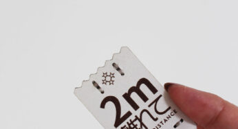 ソーシャルディスタンス【２m離れて】バッジが可愛い！OJYAGADESIGN（オジャガデザイン）