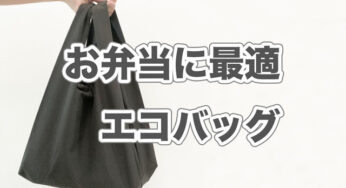 息子とコンビニ弁当に最適な【エコバッグ】サイズとお値段もお手頃です［PR］