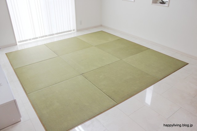 和紙畳　リビング　床暖　インテリア　広く　フラット (6)