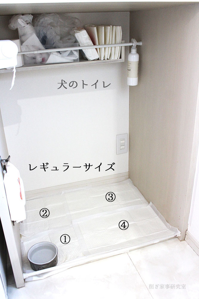 ペットシーツ　トイレシート　汚れ防止　冷蔵庫　引き出し (1)