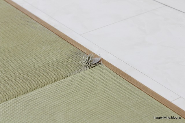 和紙畳　リビング　床暖　インテリア　広く　フラット (7)